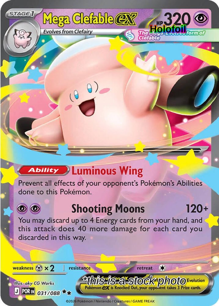 Mega Clefable ex - 031/088