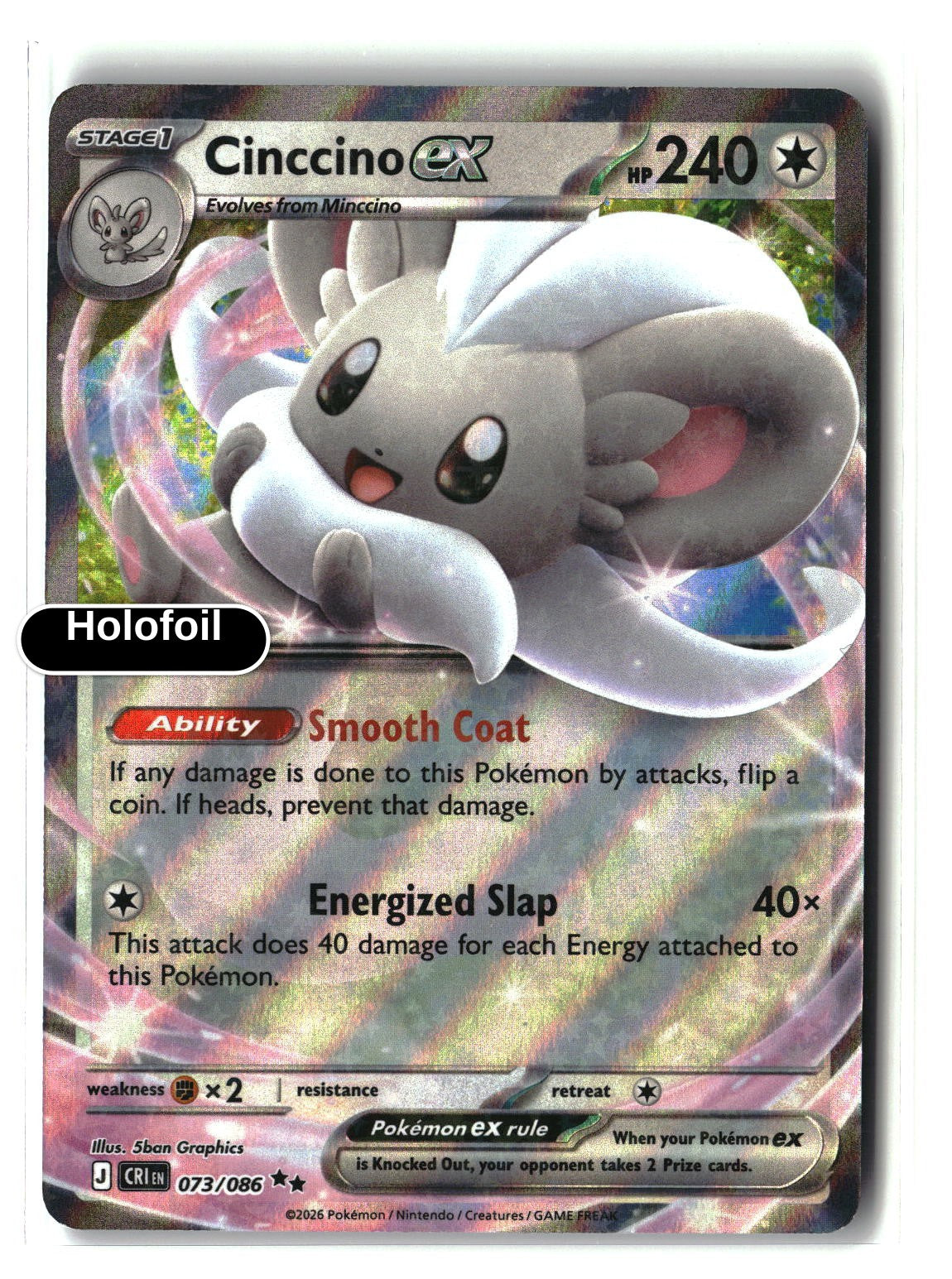 Cinccino ex - 073/086