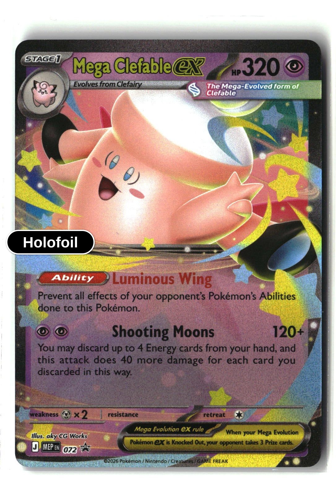 Mega Clefable ex - 072