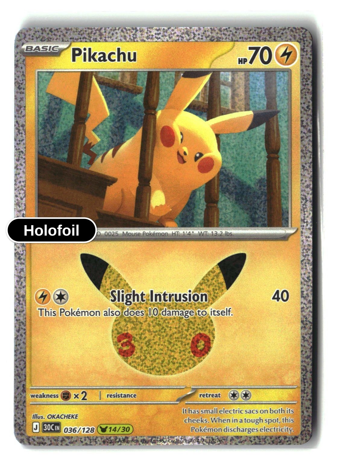 Pikachu - 036/128