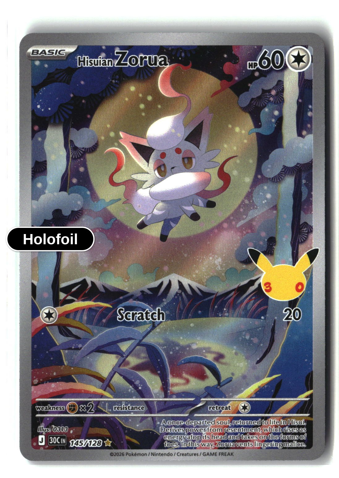 Hisuian Zorua - 145/128