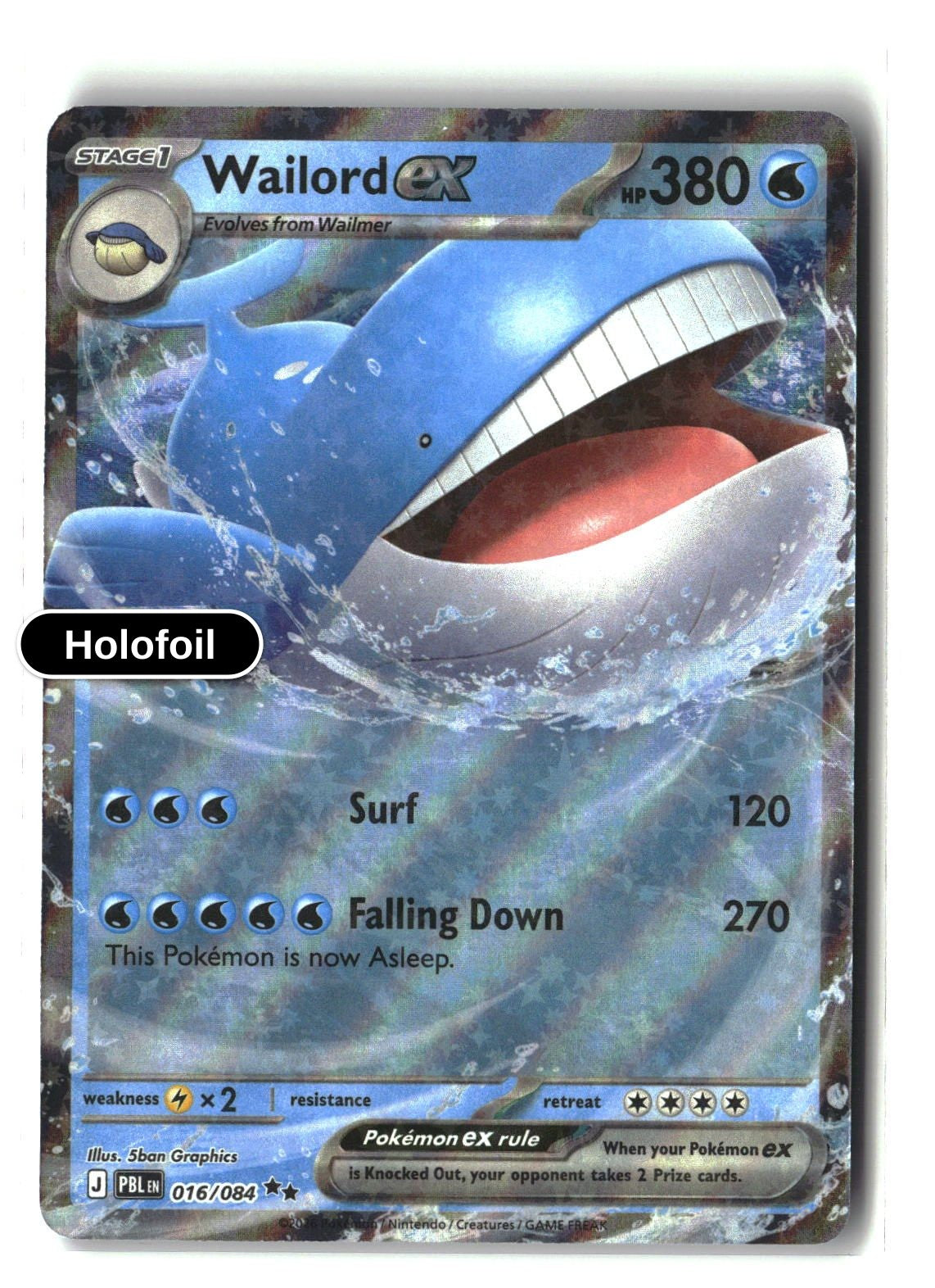 Wailord ex - 016/084
