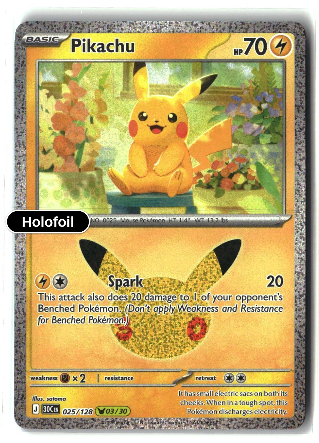 Pikachu - 025/128