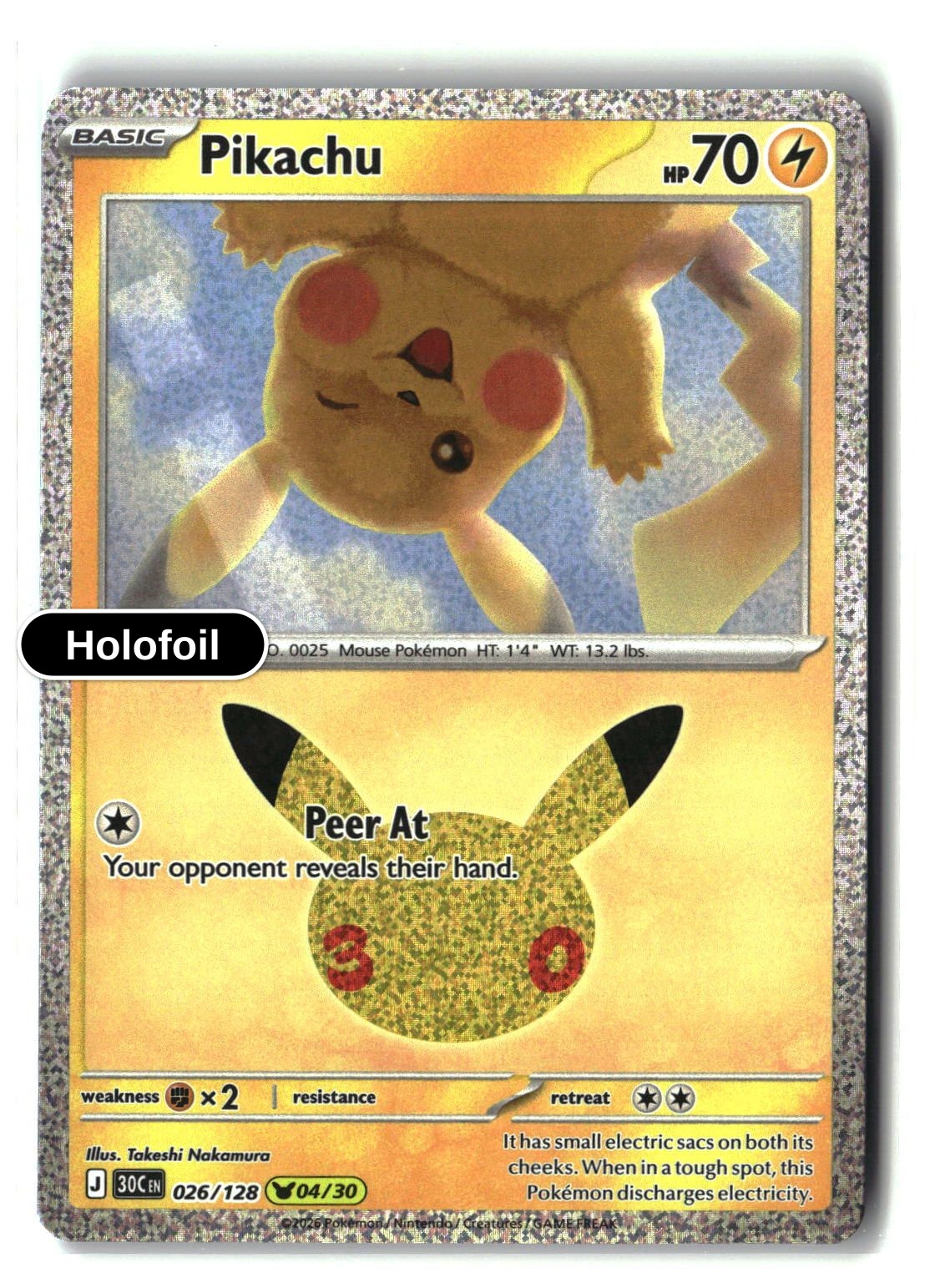 Pikachu - 026/128