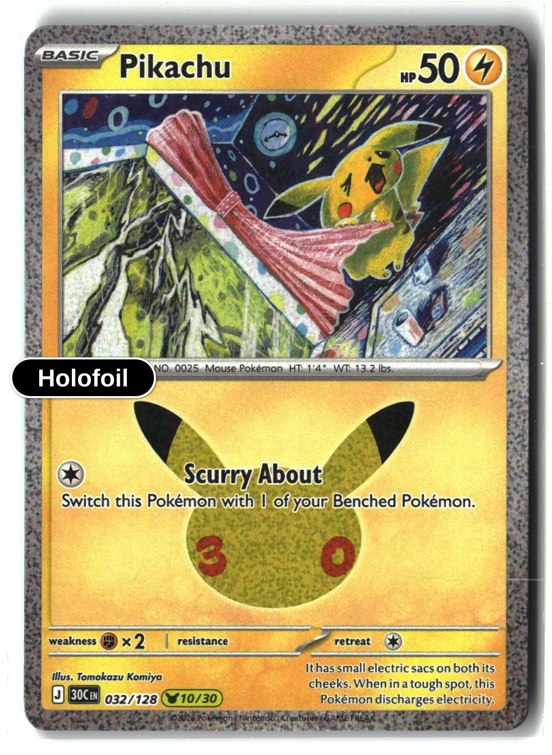 Pikachu - 032/128