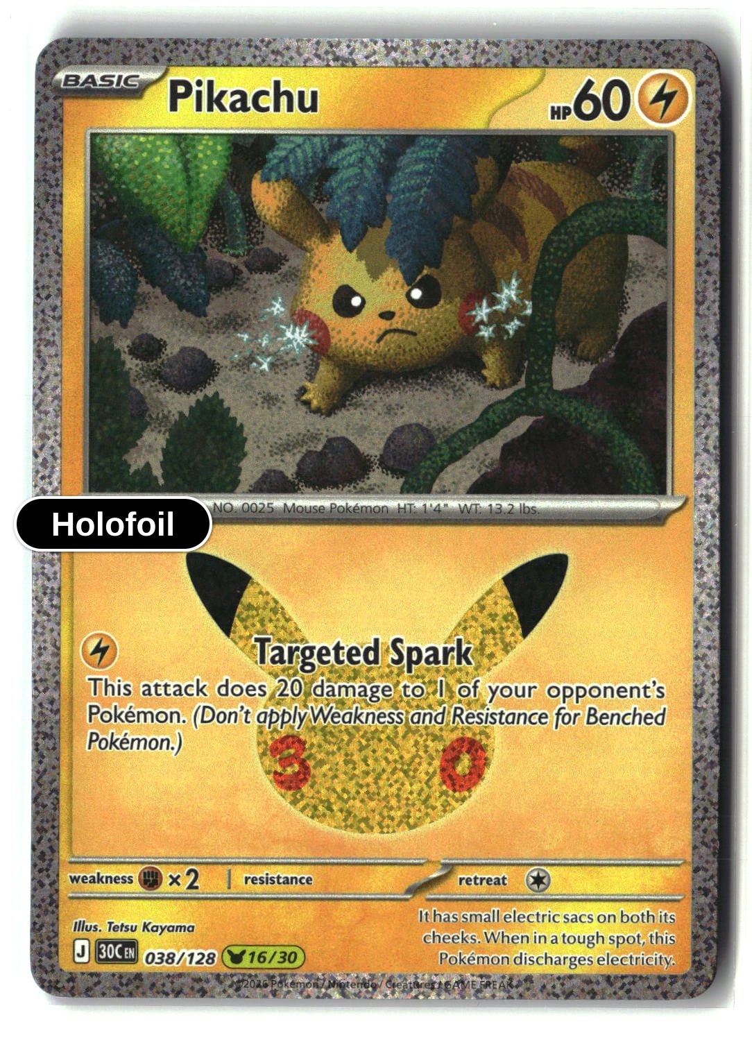 Pikachu - 038/128