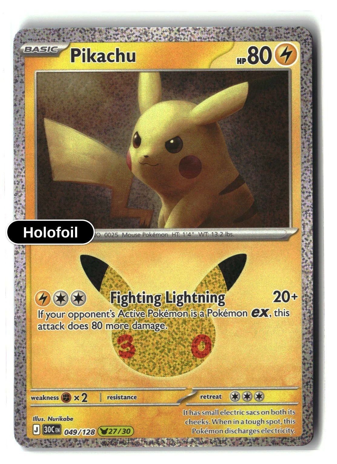 Pikachu - 049/128