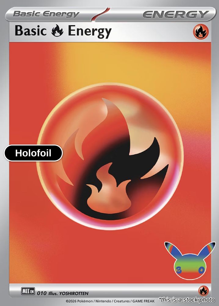 Basic Fire Energy - 010 (30th Celebration)