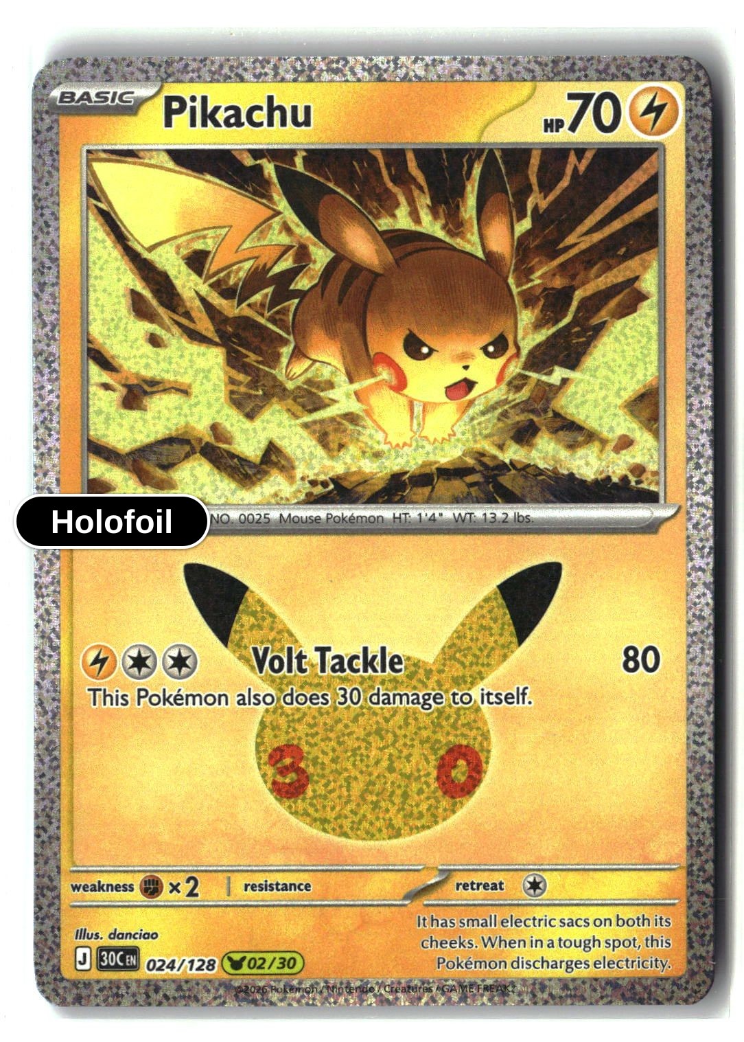 Pikachu - 024/128
