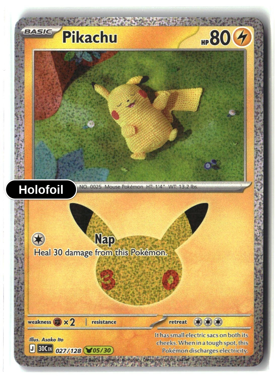 Pikachu - 027/128