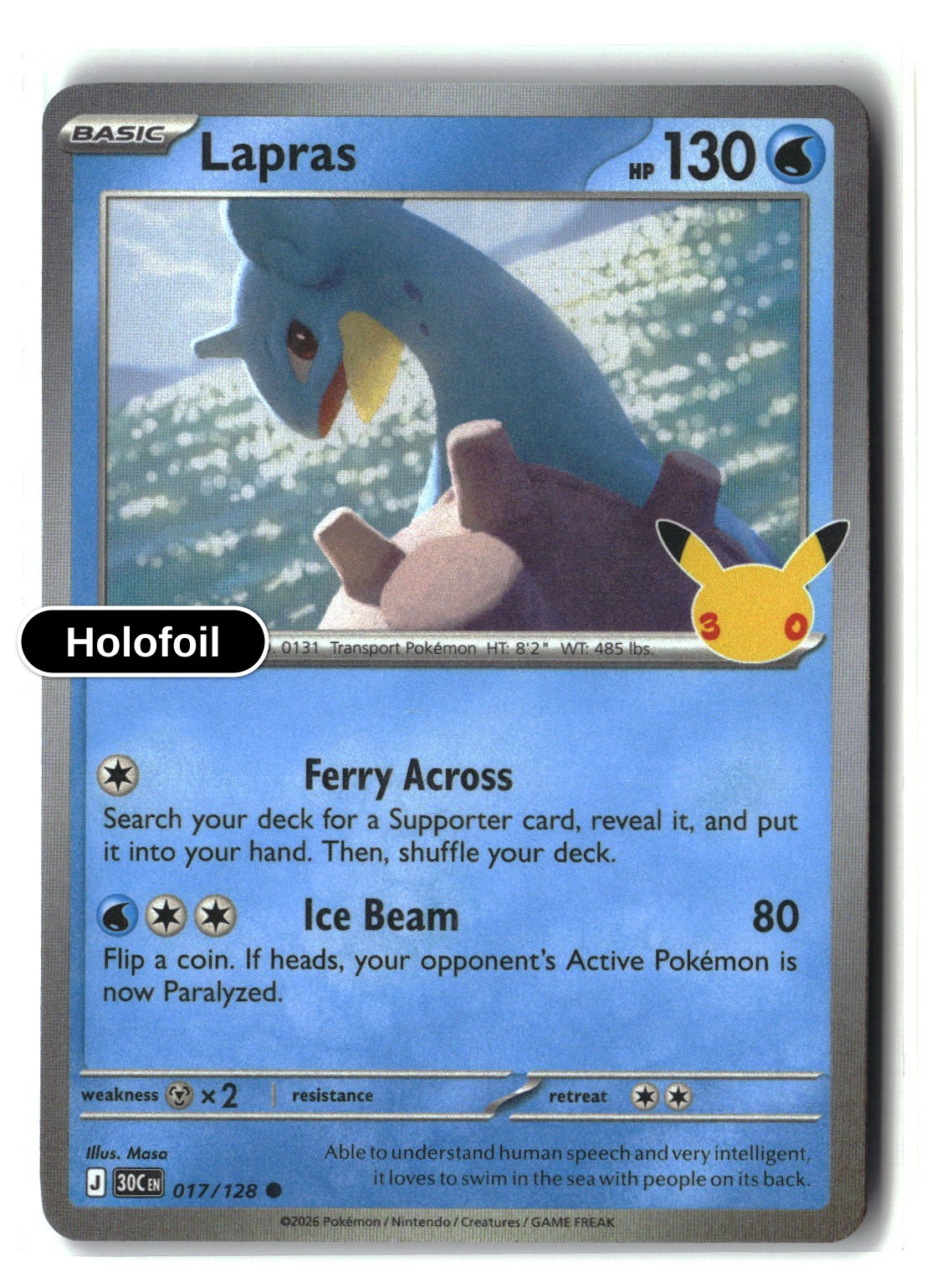 Lapras - 017/128
