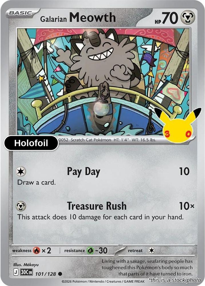 Galarian Meowth - 101/128