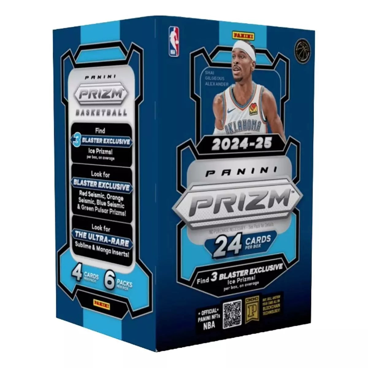2024-25 Panini Prizm Basketball Blaster Box(Ice Prizm)