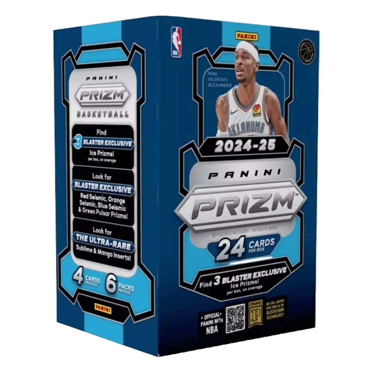 2024-25 Panini Prizm Basketball Blaster Box(Ice Prizm)