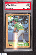 Load image into Gallery viewer, Mark Mcgwire 1987 Topps #366 PSA 9