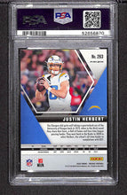 Load image into Gallery viewer, Justin Herbert 2020 Panini Mosaic Reactive Orange #263 PSA 10