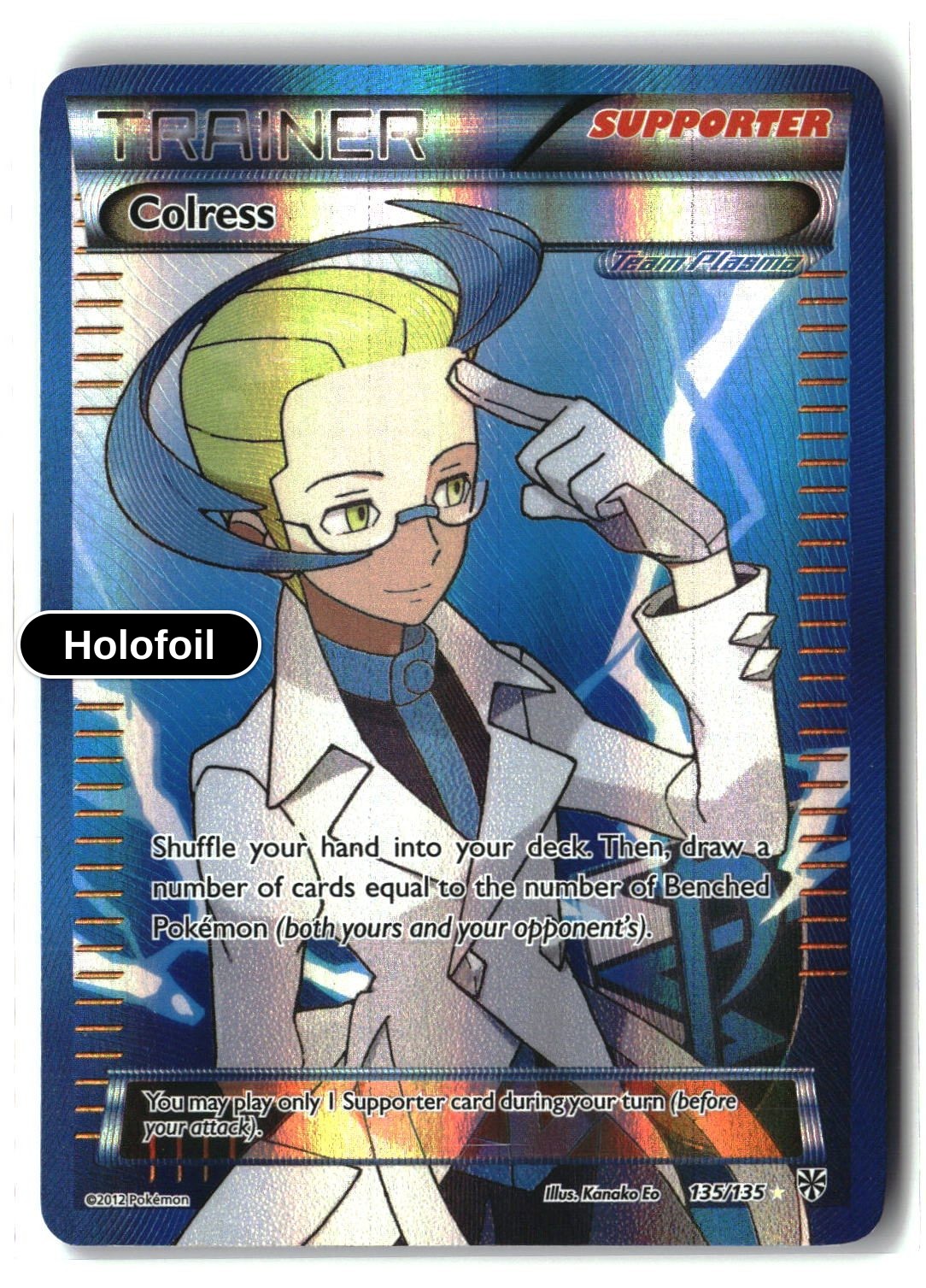 Colress (Team Plasma) (135 Full Art)