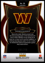 Load image into Gallery viewer, Jayden Daniels 2024 Panini Select Copper Shock Prizm #26 /299