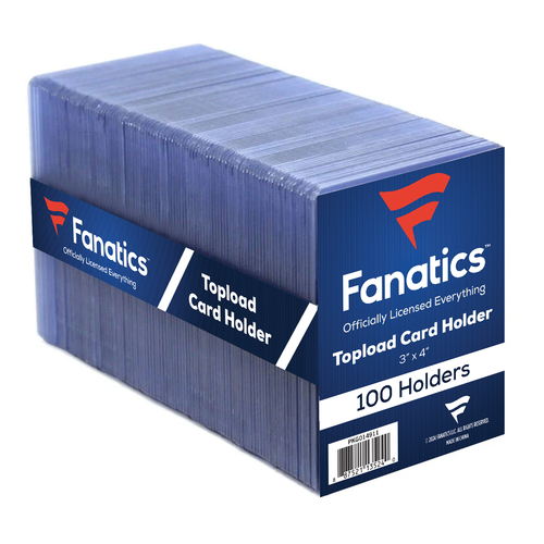Fanatics: 35pt 3x4 Top Loaders - 100 Count