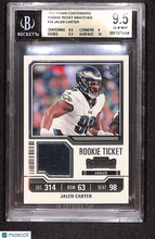 Load image into Gallery viewer, Jalen Carter 2023 Panini Contenders Rookie Ticket Swatches #14 BGS 9.5