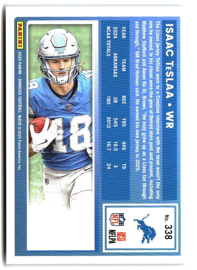 Isaac TeSlaa 2025 Donruss #338