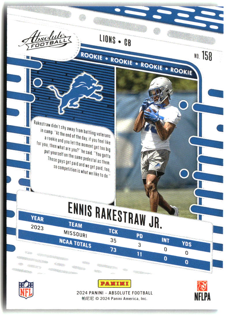 Ennis Rakestraw Jr. 2024 Panini Absolute Retail #158