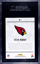 Load image into Gallery viewer, Kyler Murray 2019 Panini Illusions Trophy Collection Orange #1 SGC 10