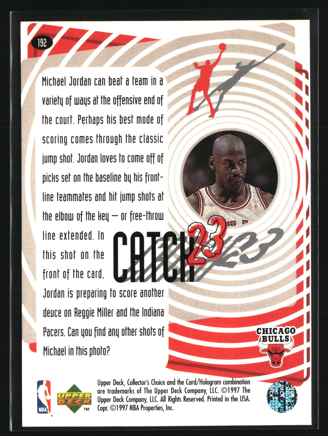 Michael Jordan 1997-98 Collector's Choice #192