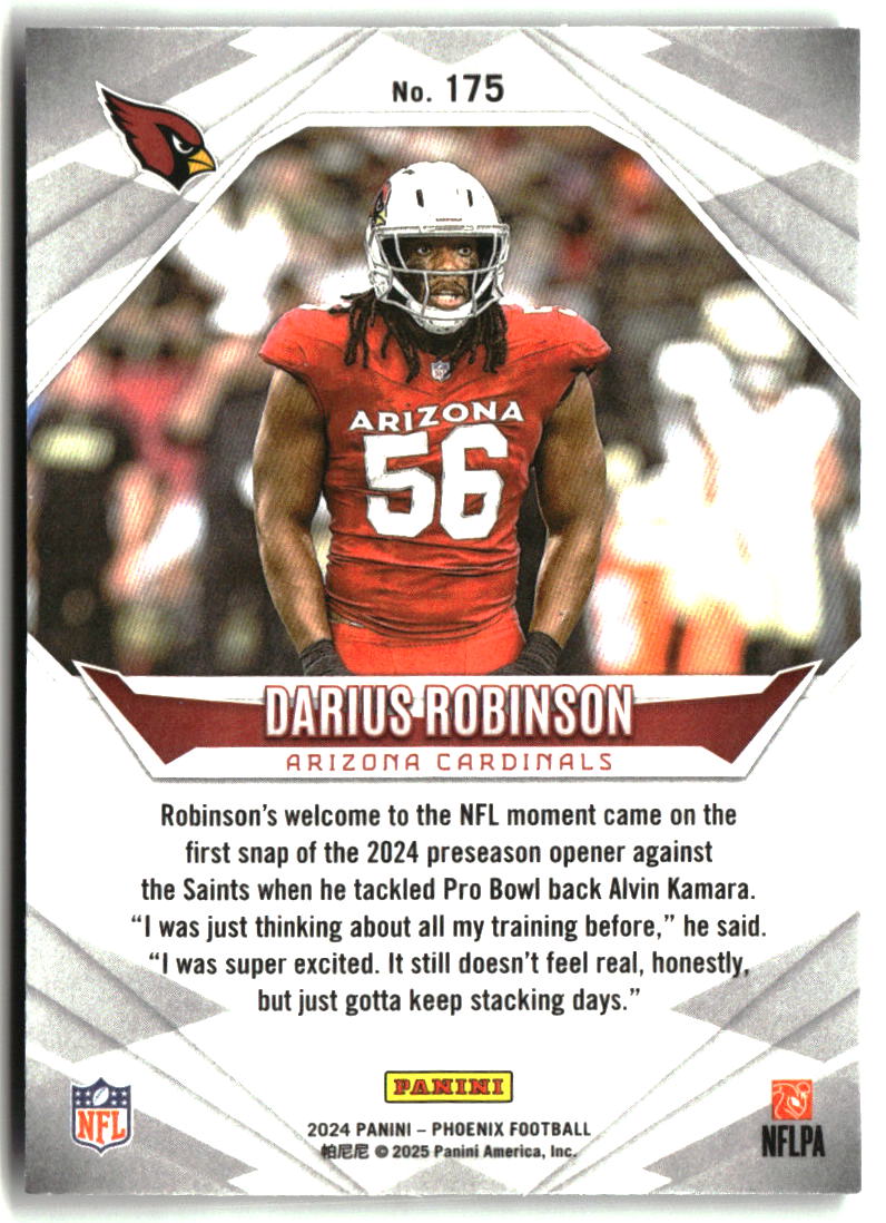 Darius Robinson 2024 Panini Phoenix #175
