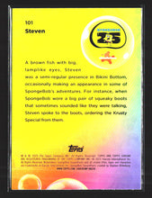 Load image into Gallery viewer, Steven 2025 Topps Chrome SpongeBob #101