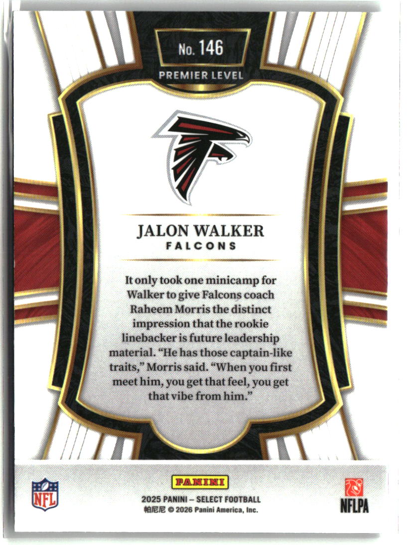 Jalon Walker 2025 Panini Select #146
