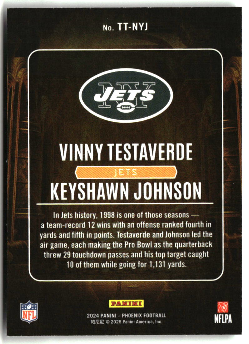 2024 Panini Phoenix - Treasured Tandems #TT-NYJ