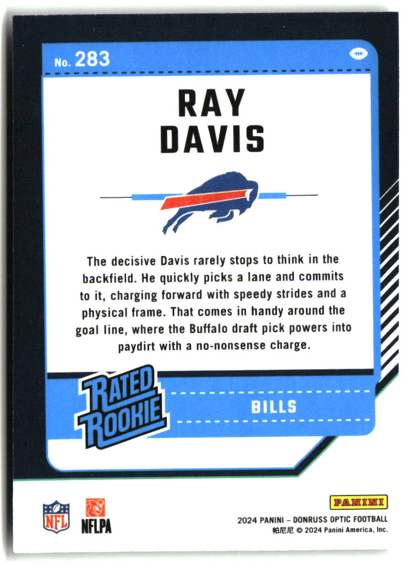 Ray Davis 2024 Donruss Optic #283