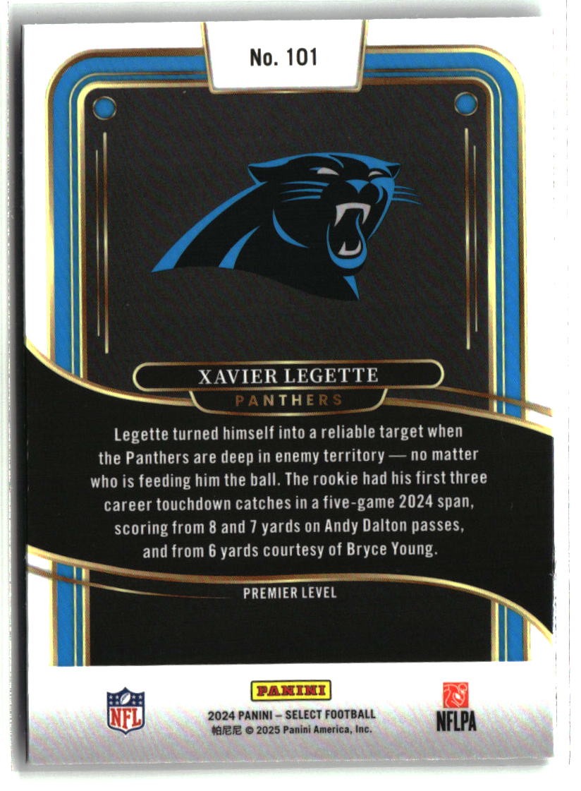 Xavier Legette 2024 Panini Select #101
