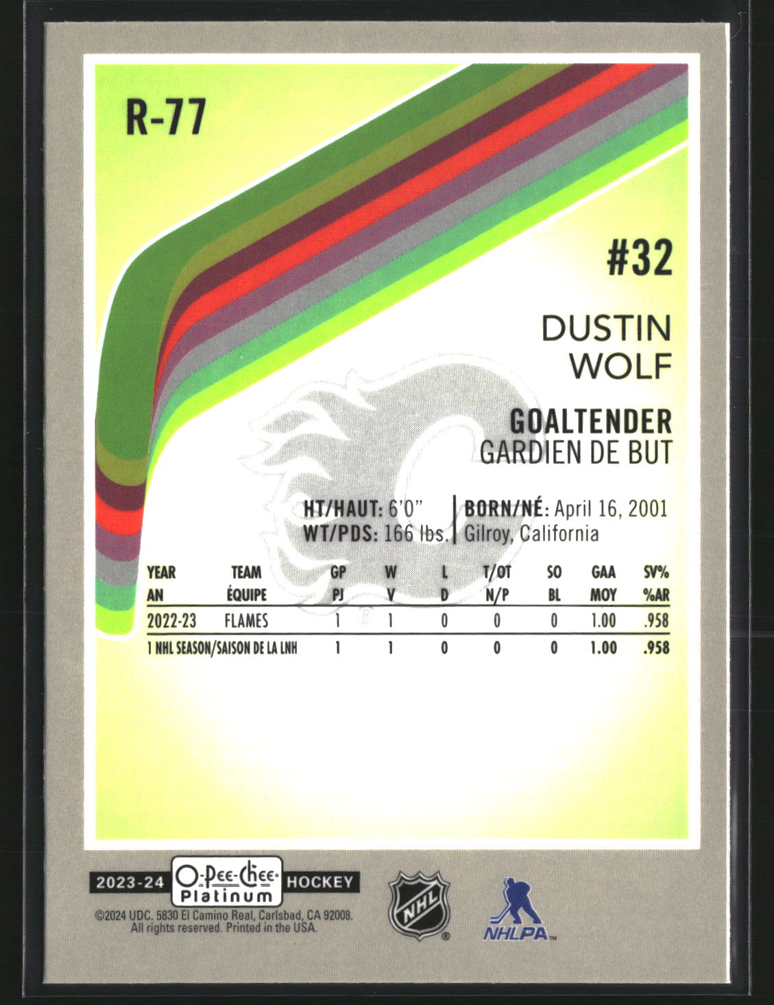 Craig Wolanin 1991-92 Pro Set French #203