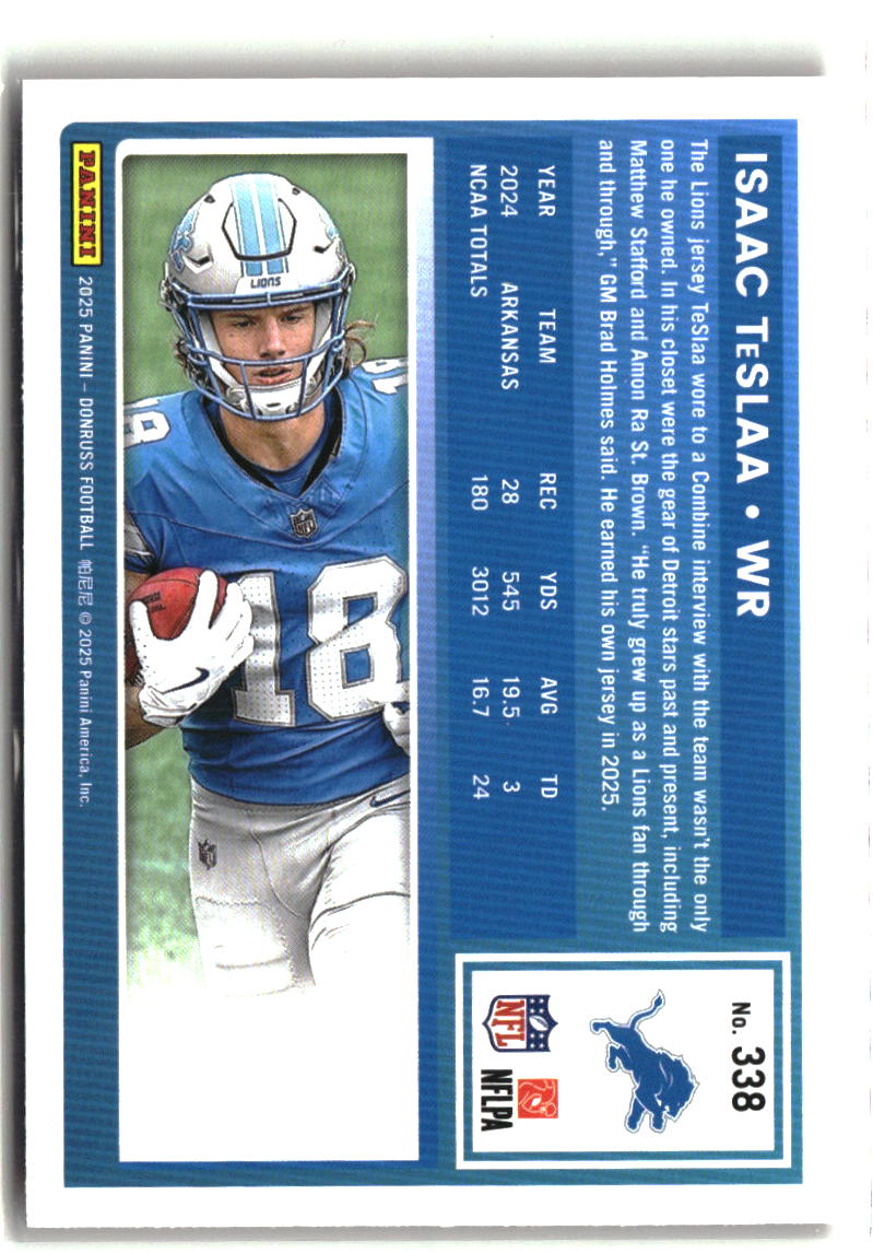 Isaac TeSlaa 2025 Donruss Press Proofs Red #338