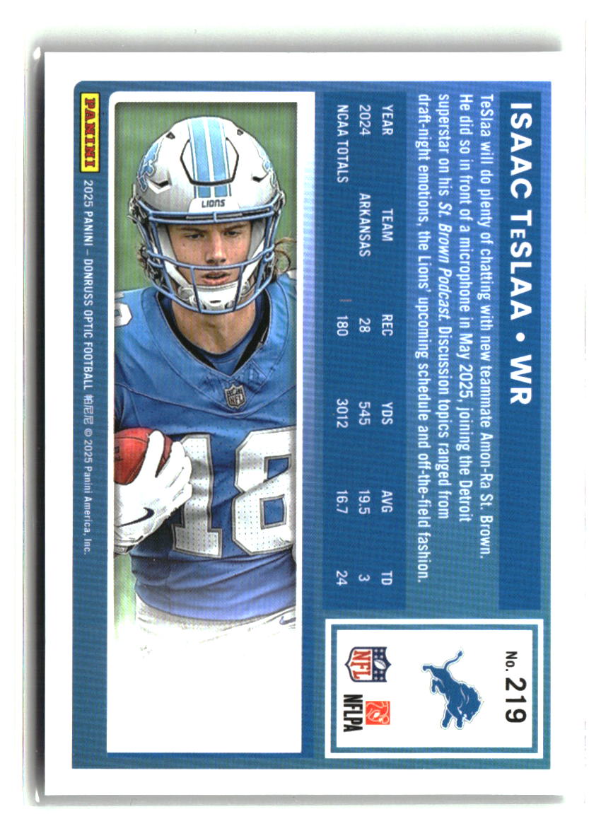 Isaac TeSlaa 2025 Donruss Optic #219