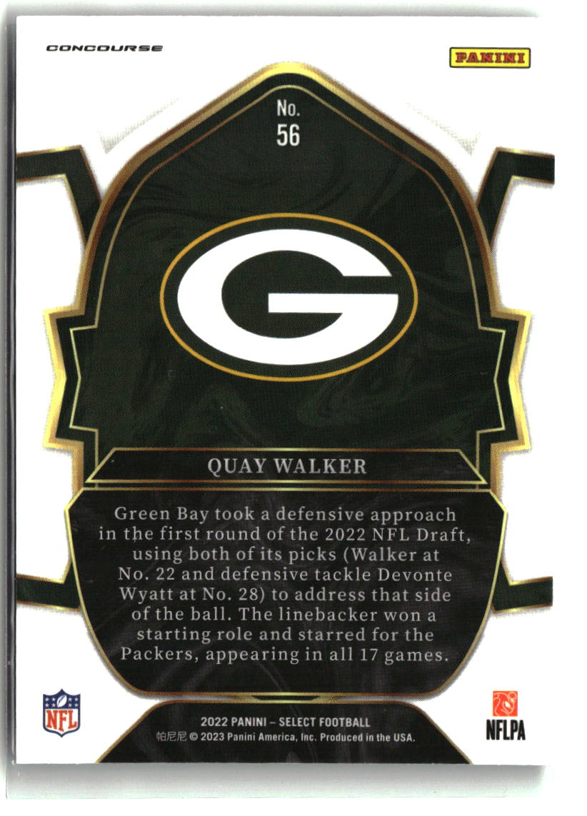 Quay Walker 2022 Panini Select #56