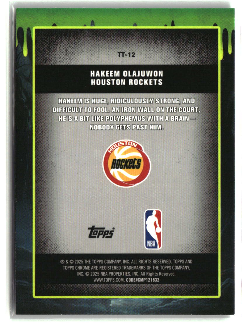 Hakeem Olajuwon 2025-26 Topps Chrome Tall Tales #TT-12