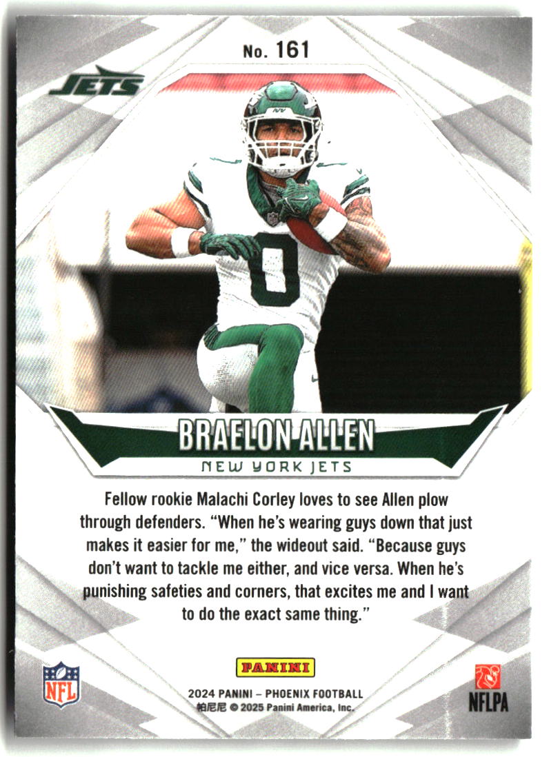 Braelon Allen 2024 Panini Phoenix #161