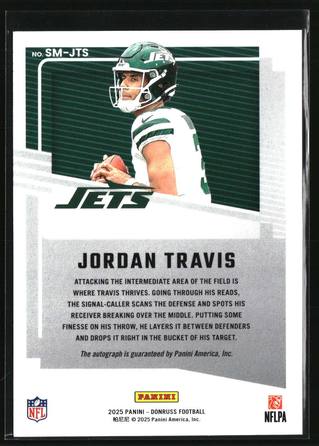 Jordan Travis 2025 Donruss Signature Marks #SM-JTS