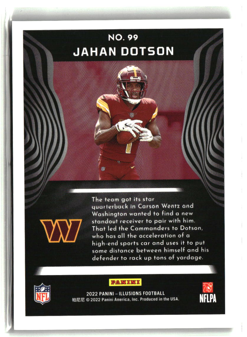 Jahan Dotson 2022 Panini Illusions #99