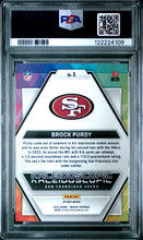 Load image into Gallery viewer, Brock Purdy 2024 Panini Mosaic Kaleidoscopic #8 PSA 9