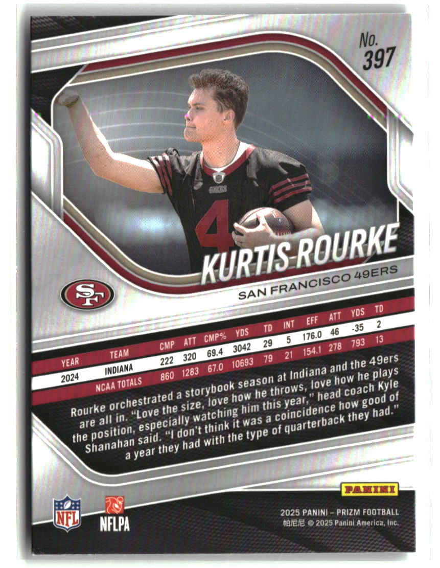 Kurtis Rourke 2025 Panini Prizm #397