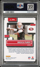 Load image into Gallery viewer, Brock Purdy 2022 Panini Donruss #374 PSA 10