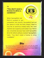 Load image into Gallery viewer, “You don’t need a license 2025 Topps Chrome SpongeBob #14