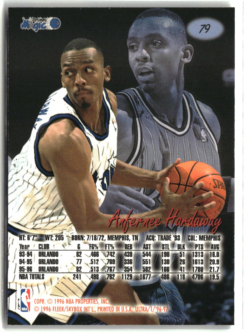 Anfernee Hardaway 1996-97 Ultra #79