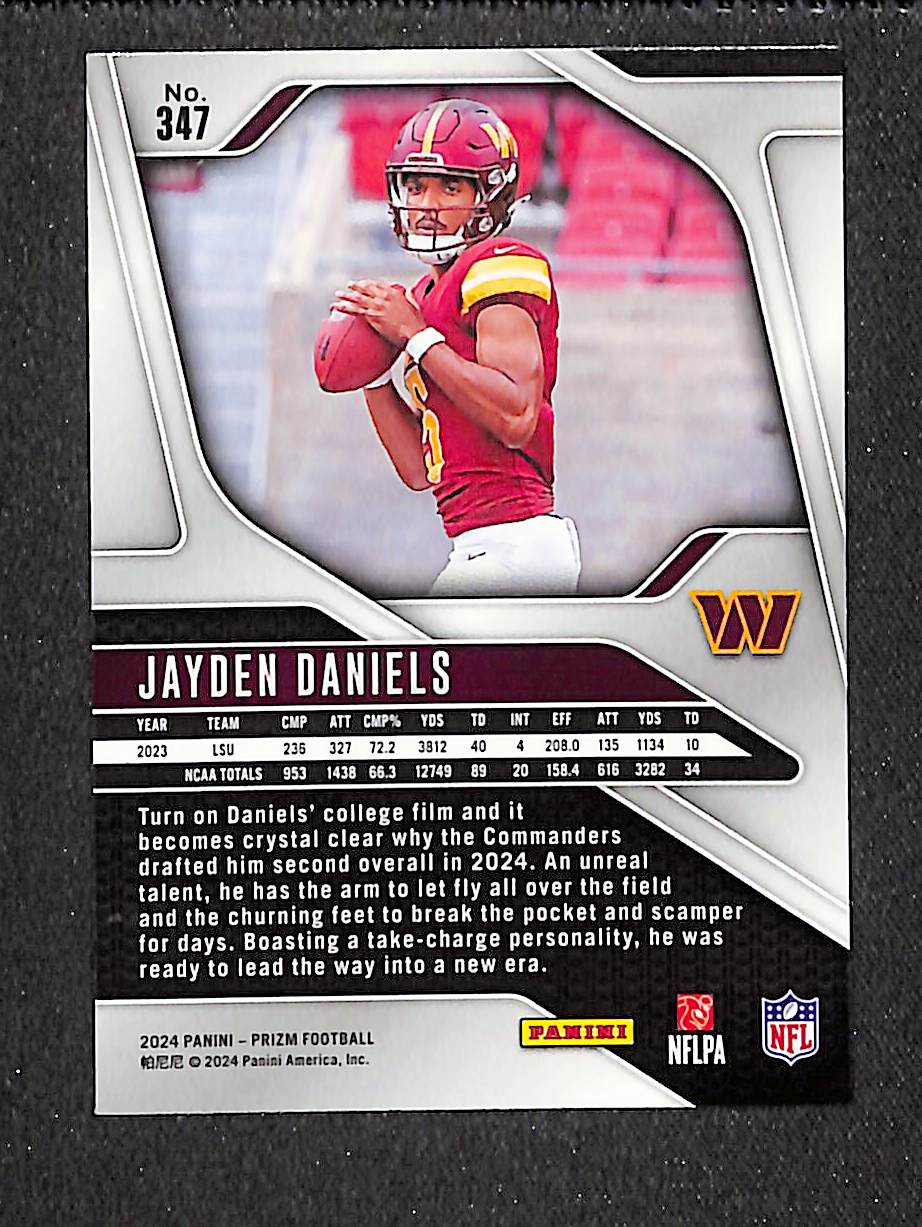 Jayden Daniels 2024 Panini Prizm #347