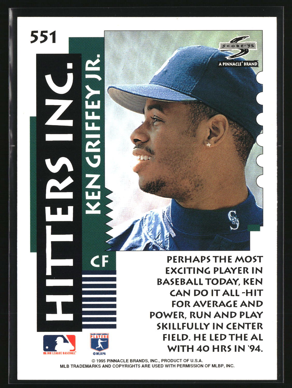 Ken Griffey Jr. 1995 Score #551