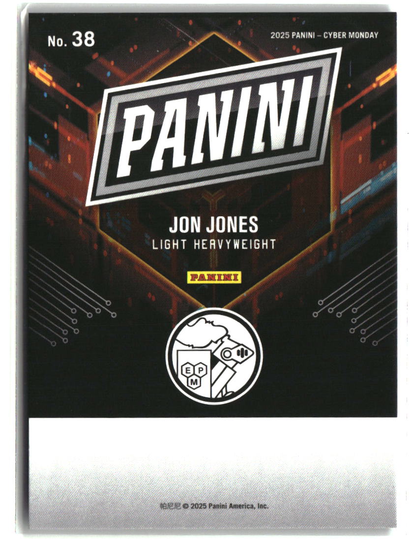 Jon Jones 2025 Panini Cyber Monday #38 #/199